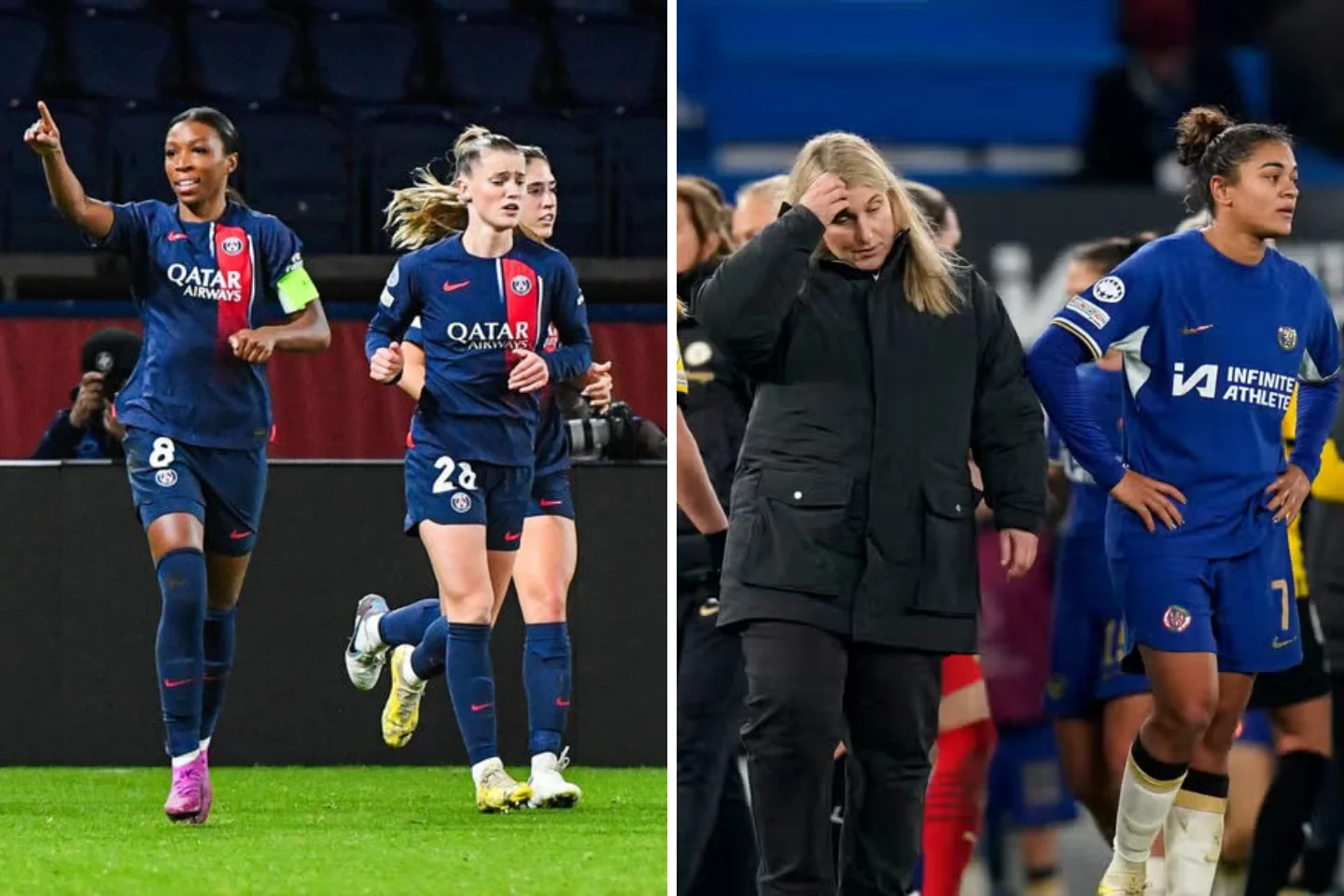 UWCL Round-up: PSG beat Roma; Chelsea, Bayern frustrated; Madrid stunned