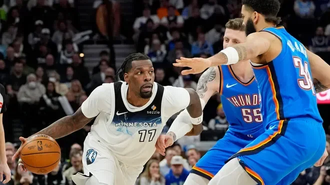 NBA roundup: Timberwolves upset Thunder, Warriors edge Rockets ahead of All-Star break
