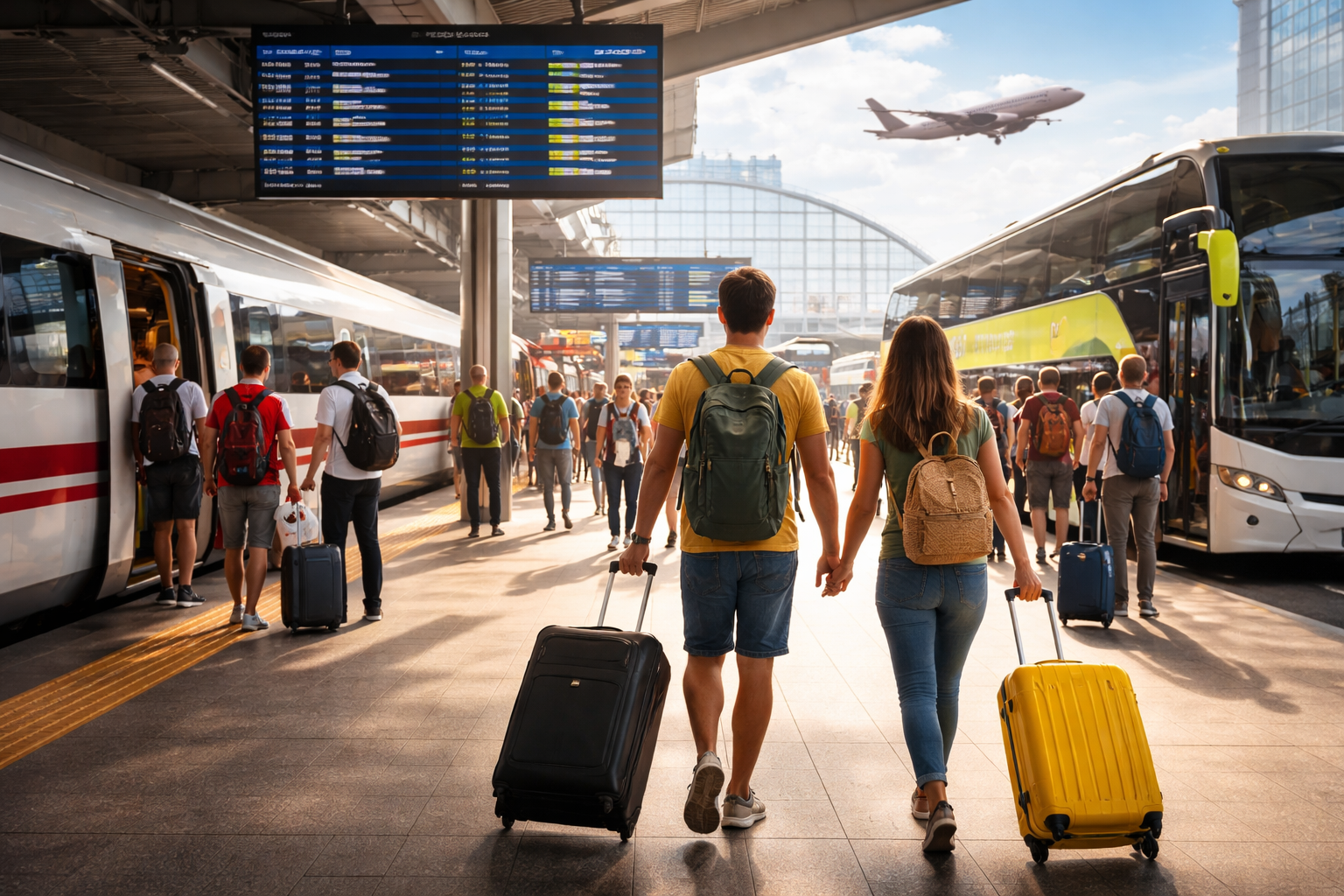 Best public transport options between World Cup host cities