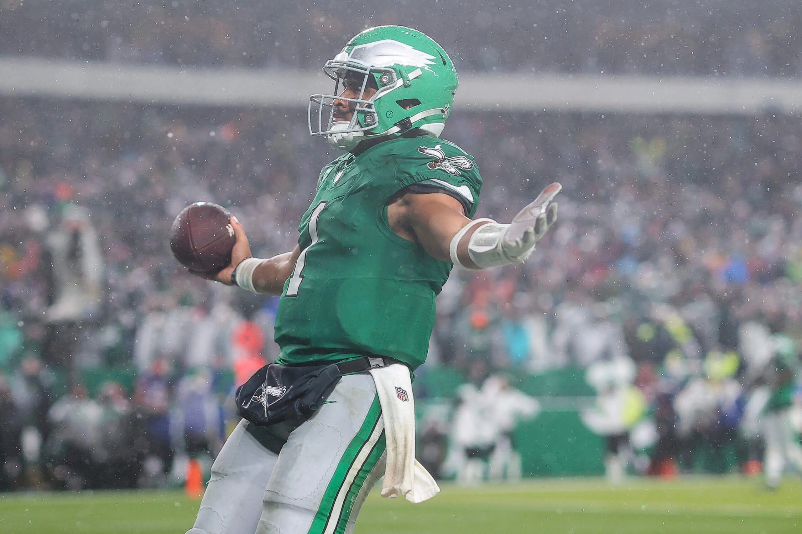 Eagles overcome Bills 37-34 in overtime thriller, improve to 10-1
