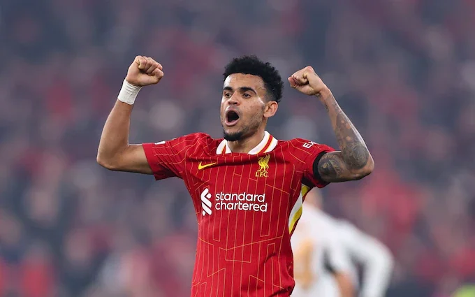 UCL: Diaz hits Hat-trick as Liverpool thrash Bayer Leverkusen