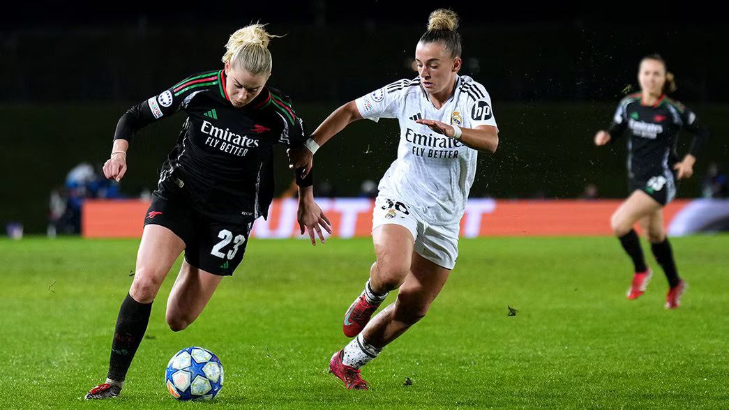 Real Madrid Stun Arsenal 2-0 in Women's Champions League Quarterfinal First Leg