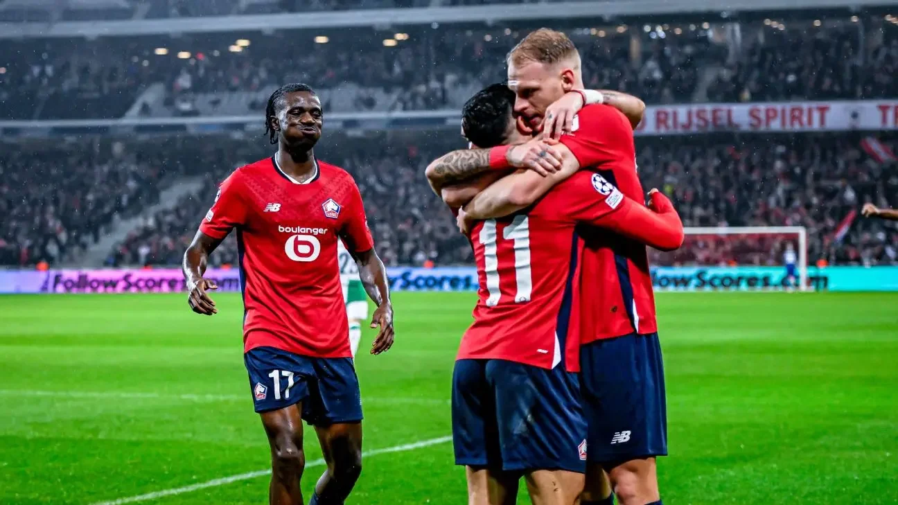 LOSC Lille 6-1 Feyernood: Lille thrash Feyernood to seal top-eight spot