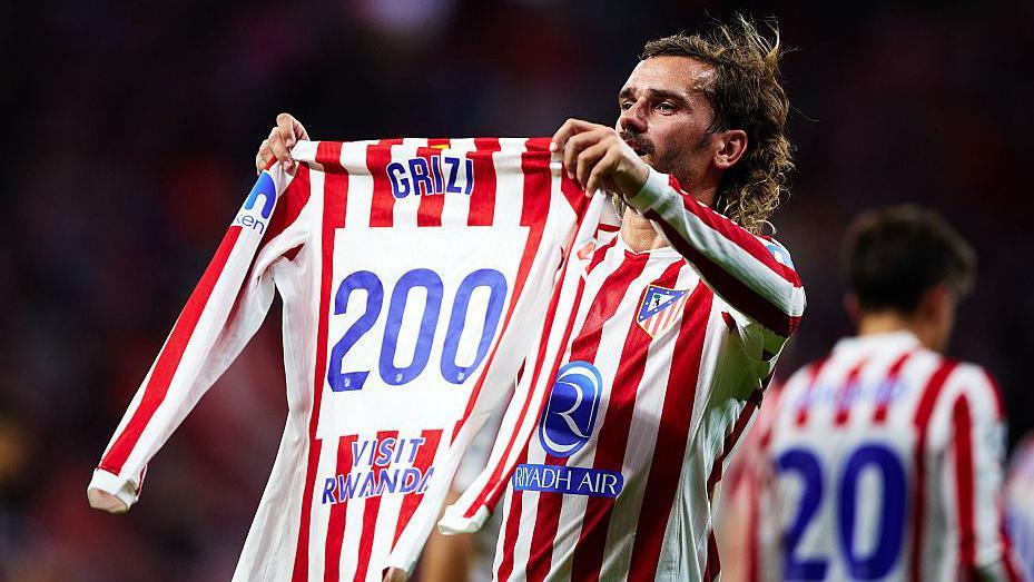 Griezmann scores 200th Goal as Atletico Madrid thrash Eintracht Frankfurt