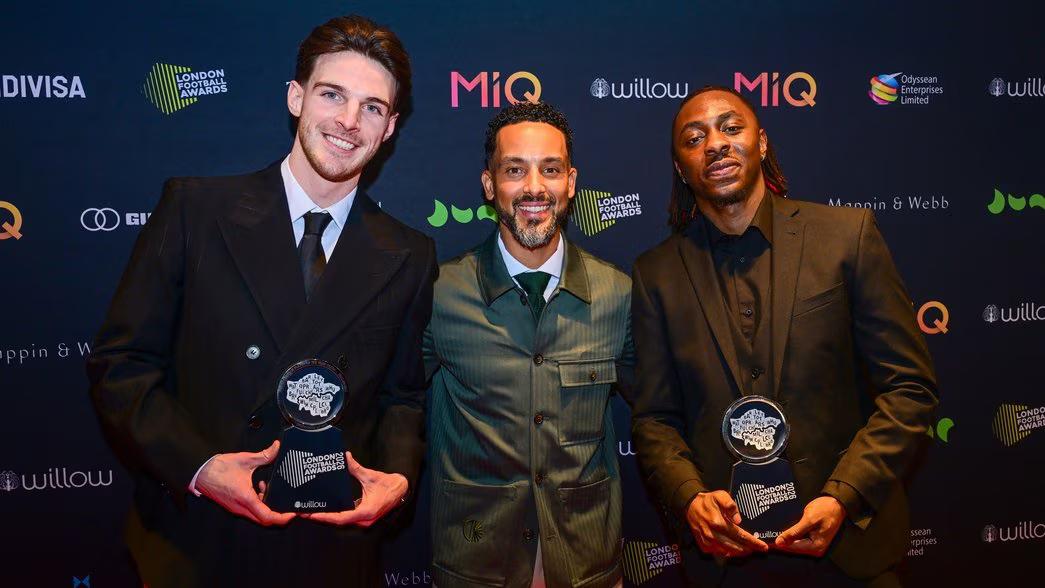 Arsenal dominate 2026 London Football Awards as Arteta, Rice, Raya and Russo honoured