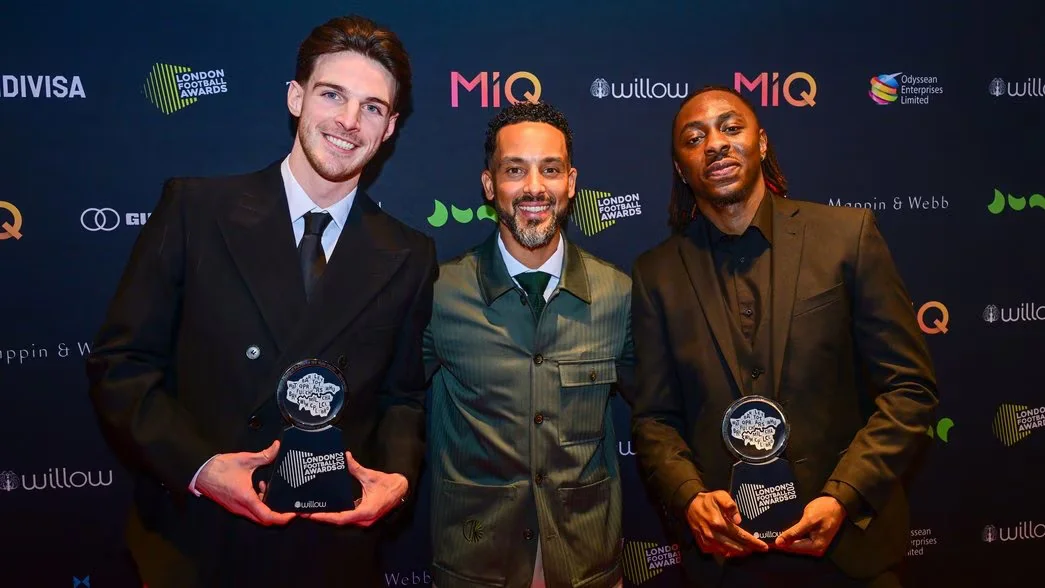 Arsenal dominate 2026 London Football Awards as Arteta, Rice, Raya and Russo honoured