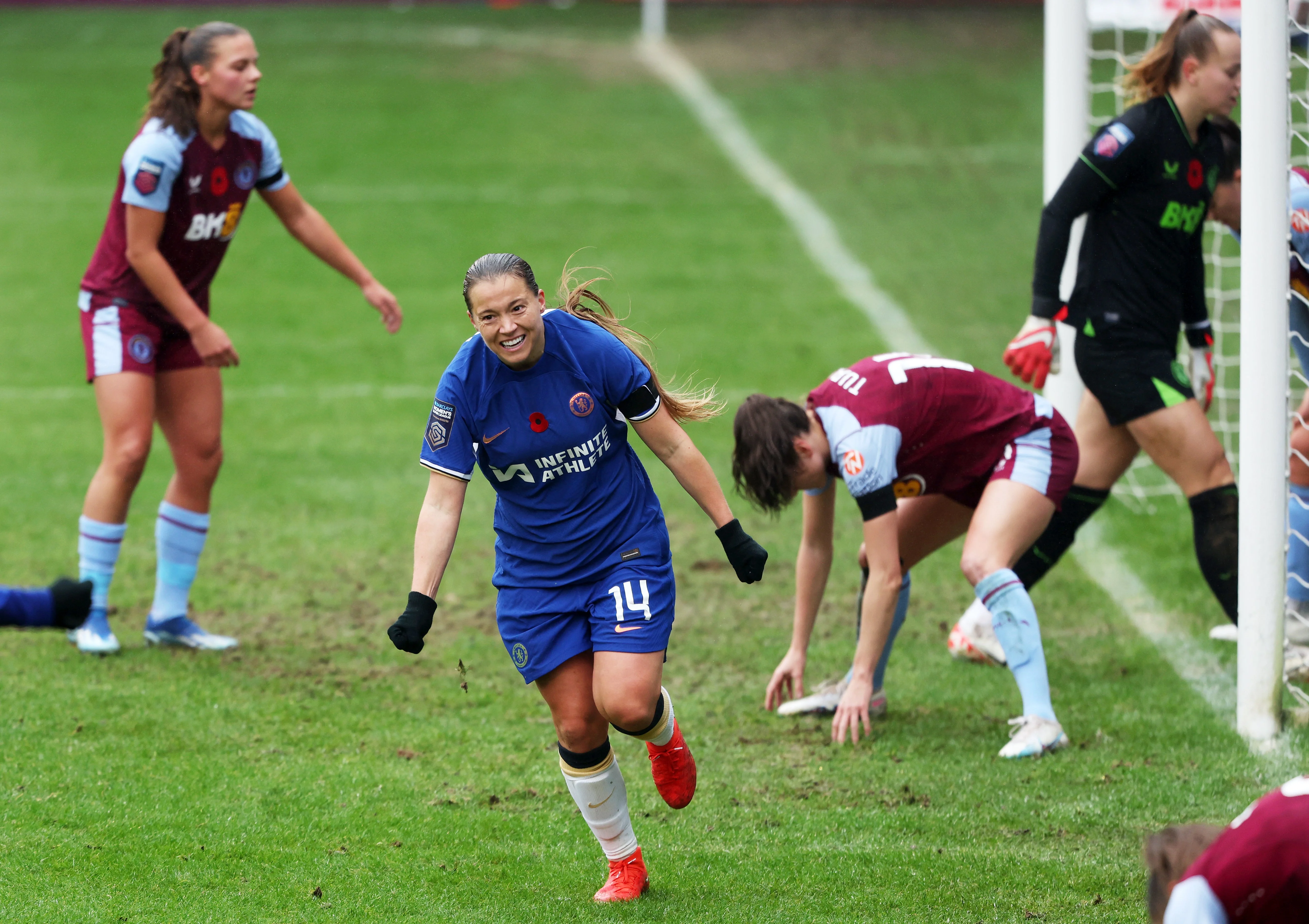WSL: Chelsea hit Aston VIlla for six; go top of the WSL