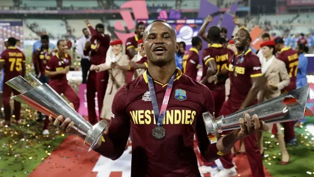Ex-West Indies star Samuels banned for breaching anti-corruption code