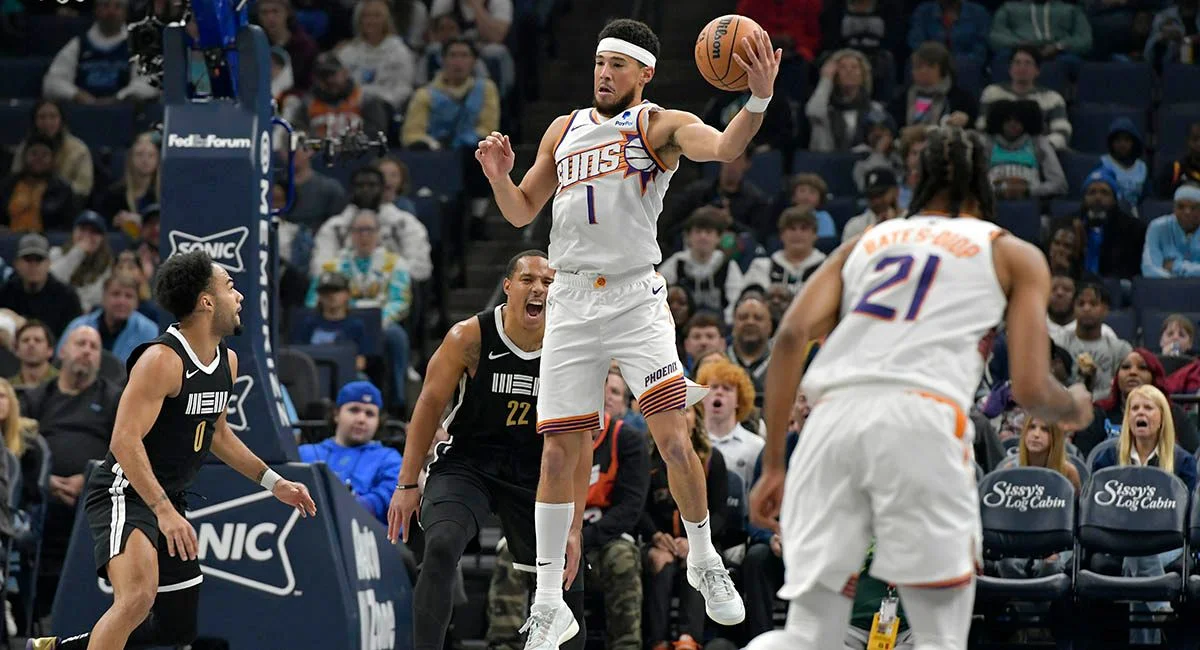 Booker's 40 points leads Durant-less Suns past Grizzlies