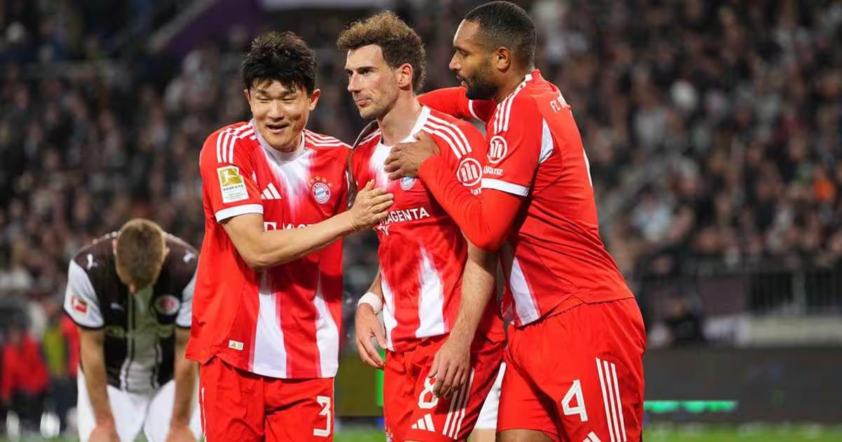 Bayern smash Bundesliga record, move closer to Title with 5-0 rout