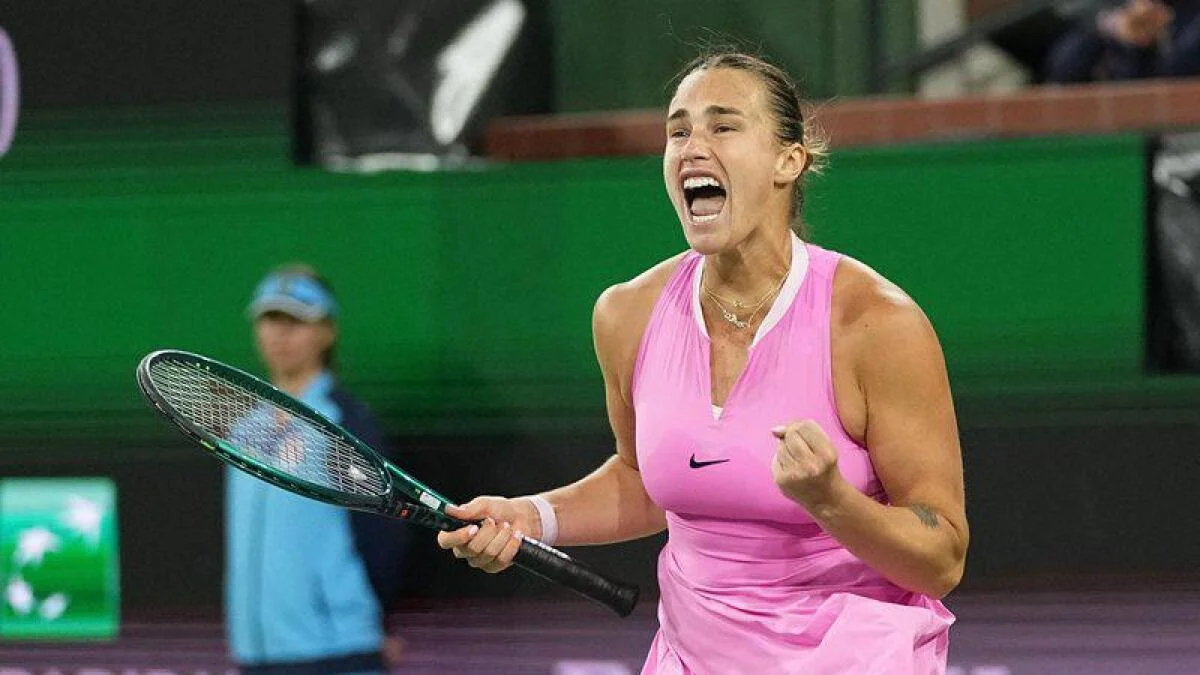 Sabalenka escapes Stearns to reach Indian Wells third round