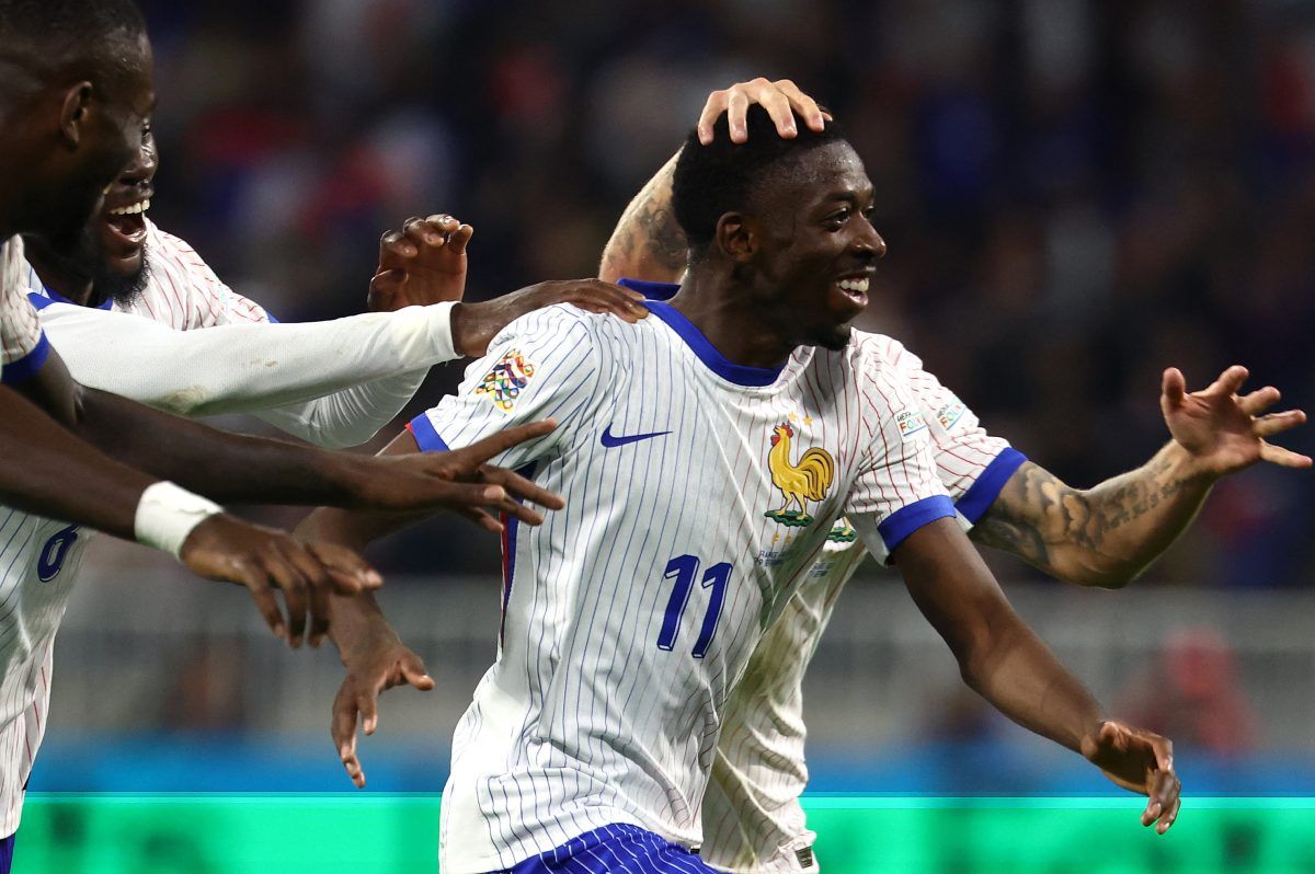 Dembele shines as France down Belgium in Lyon