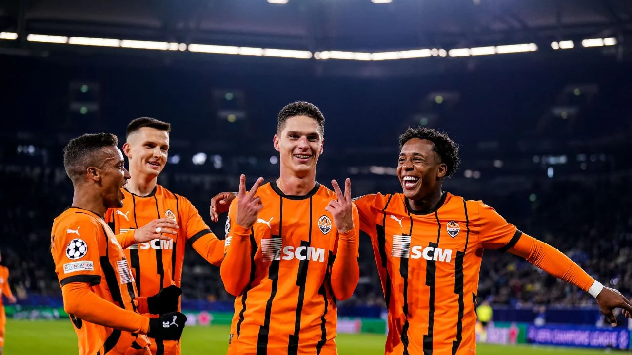 Shakhtar Donetsk 2-0 Stade Brestois 29: Shakhtar keep qualification hopes alive with win over Brest