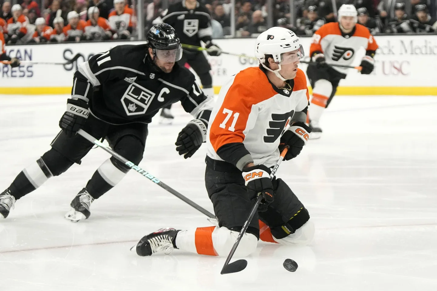 Flyers Soar in the City of Angels: Petersen Shines, Frost Scores Twice