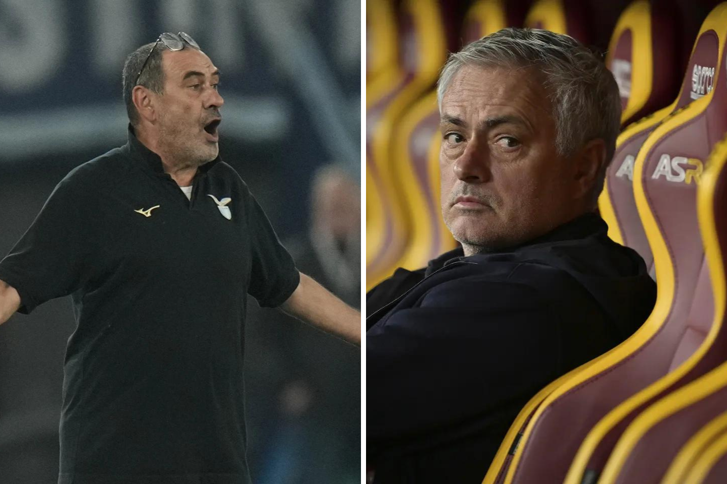 Serie A: Mourinho and Sarri Exchange Jibes ahead of Rome Derby