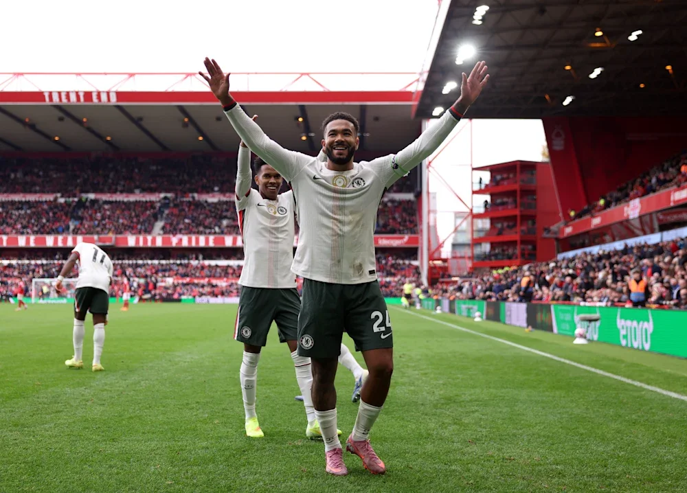 Reece James nets on 200th appearance as Chelsea cruise past Nottingham Forest