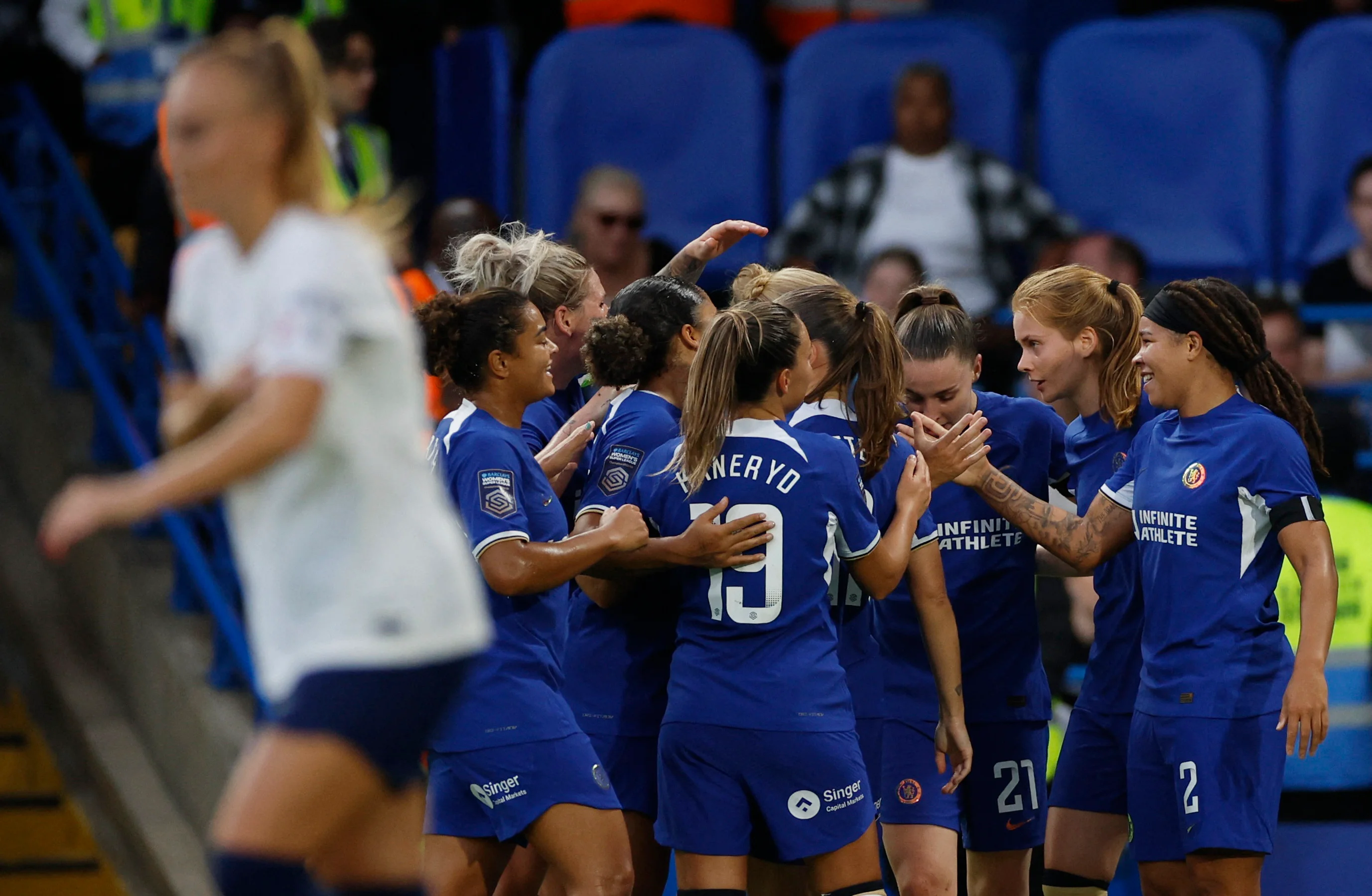 WSL: Mia Fishel and Lauren James on the scoresheet as WSL Champions start with a gritty victory