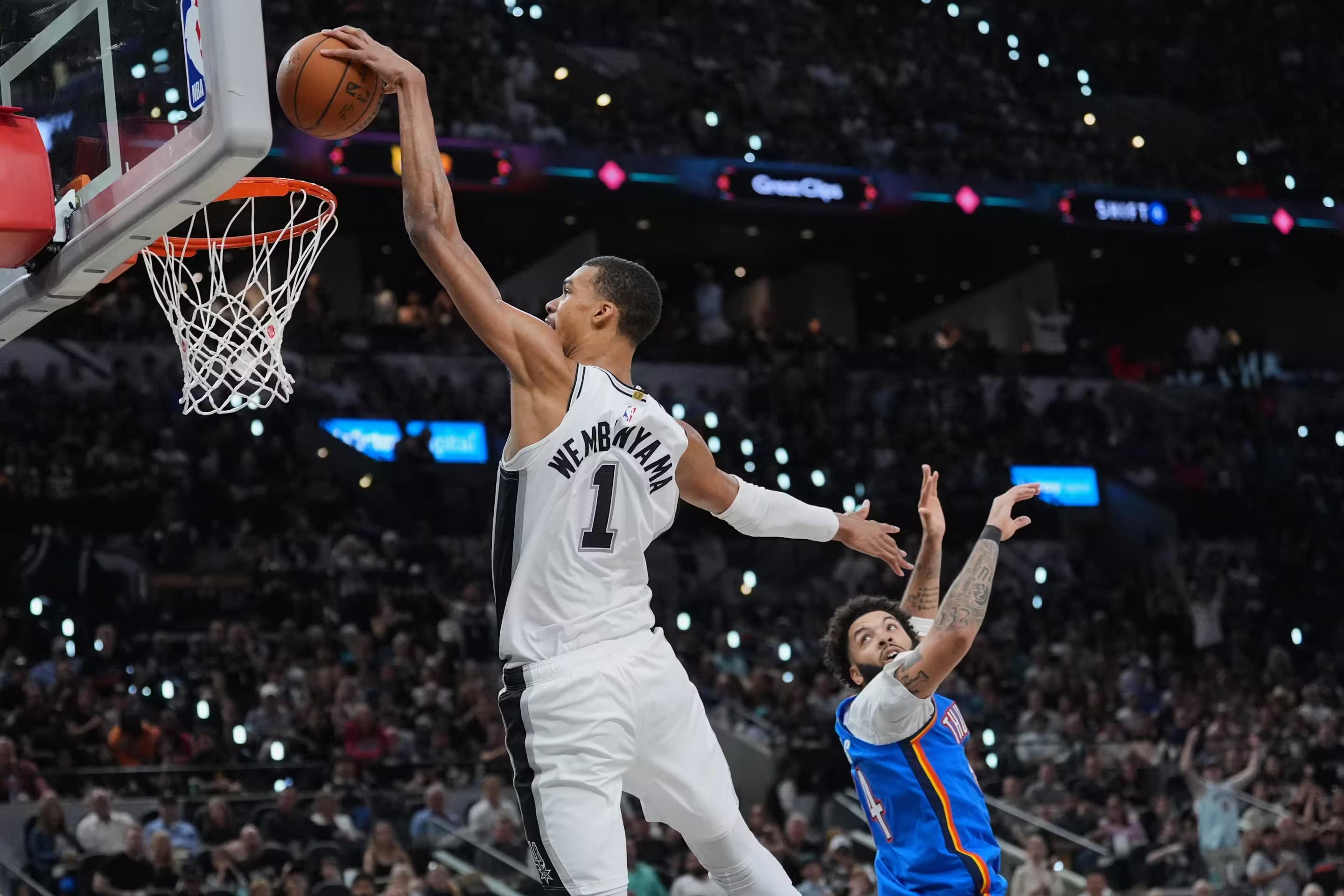 Wembanyama powers Spurs past Thunder as Western Conference Finals Series levels at 2-2