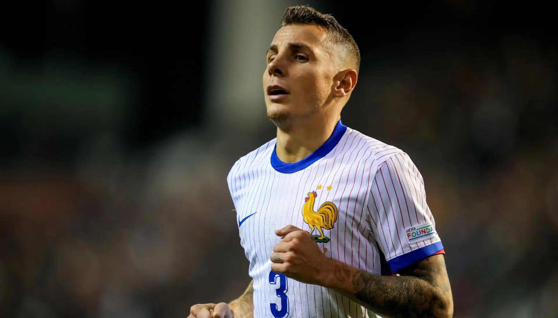 Lucas Digne says France is seeking redemption against Italy in the Nations League