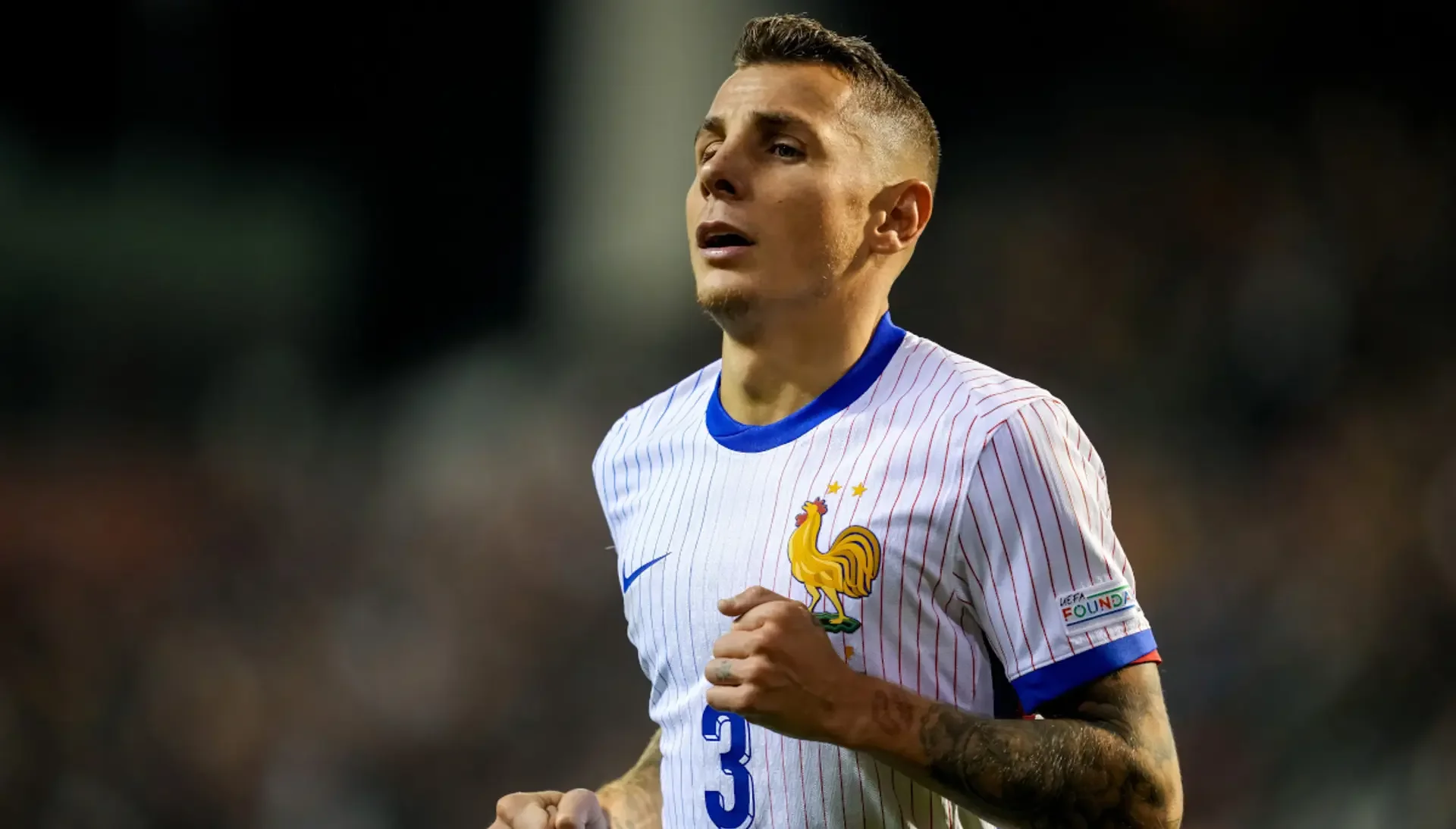 Lucas Digne says France is seeking redemption against Italy in the Nations League