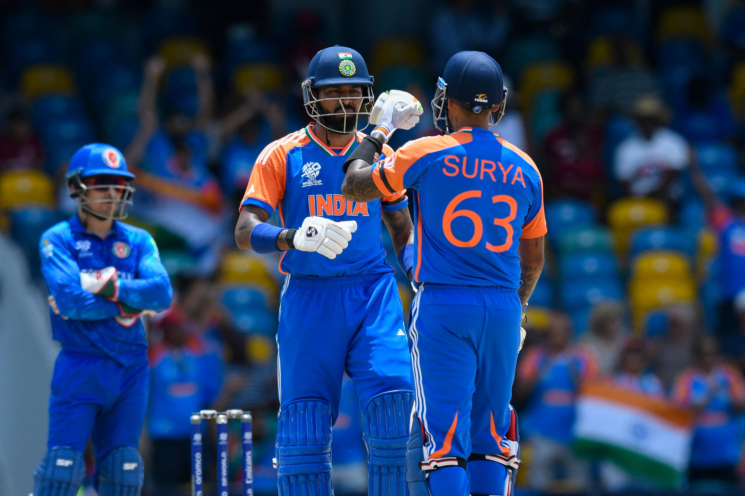 Suryakumar, Bumrah shine as India defeat Afghanistan by 47 runs in T20 Super Eight