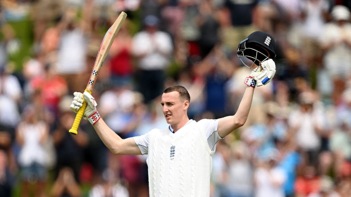 Harry Brook's century puts England in control in the second Test against New Zealand