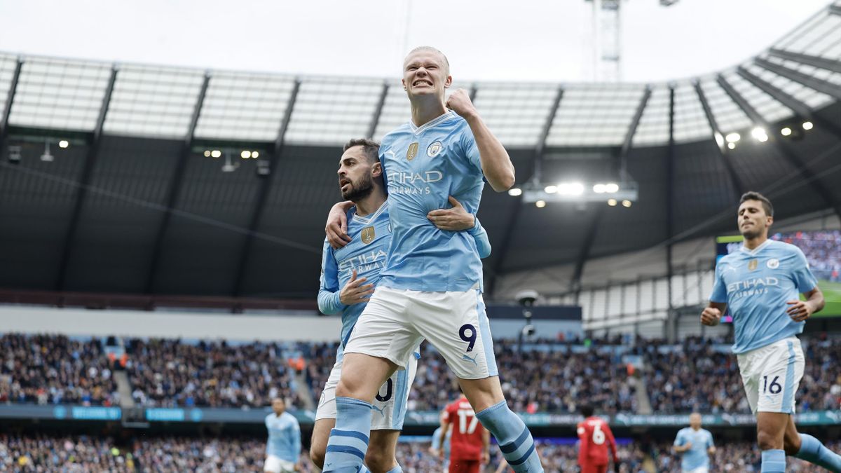 Manchester City 5-1 Wolverhampton Wanderers: Haaland hits four as Citizens rout Wolves to close in on top spot