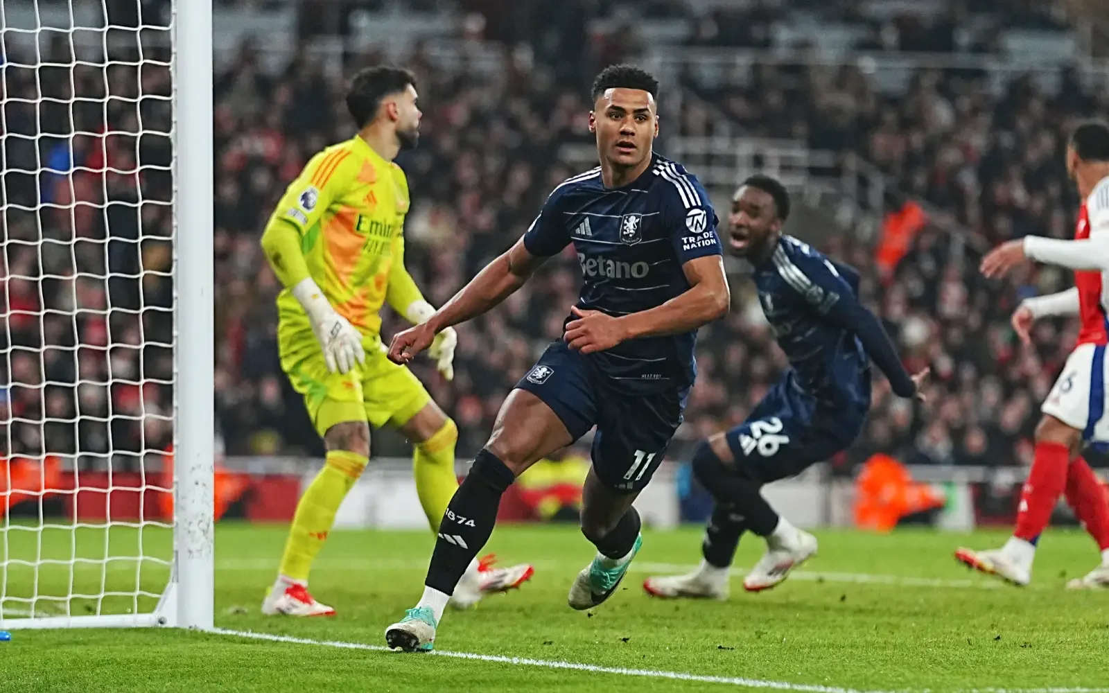 Arsenal 2-2 Aston Villa: Watkins haunts Gunners again as Villans comeback from two down to dent title hopes