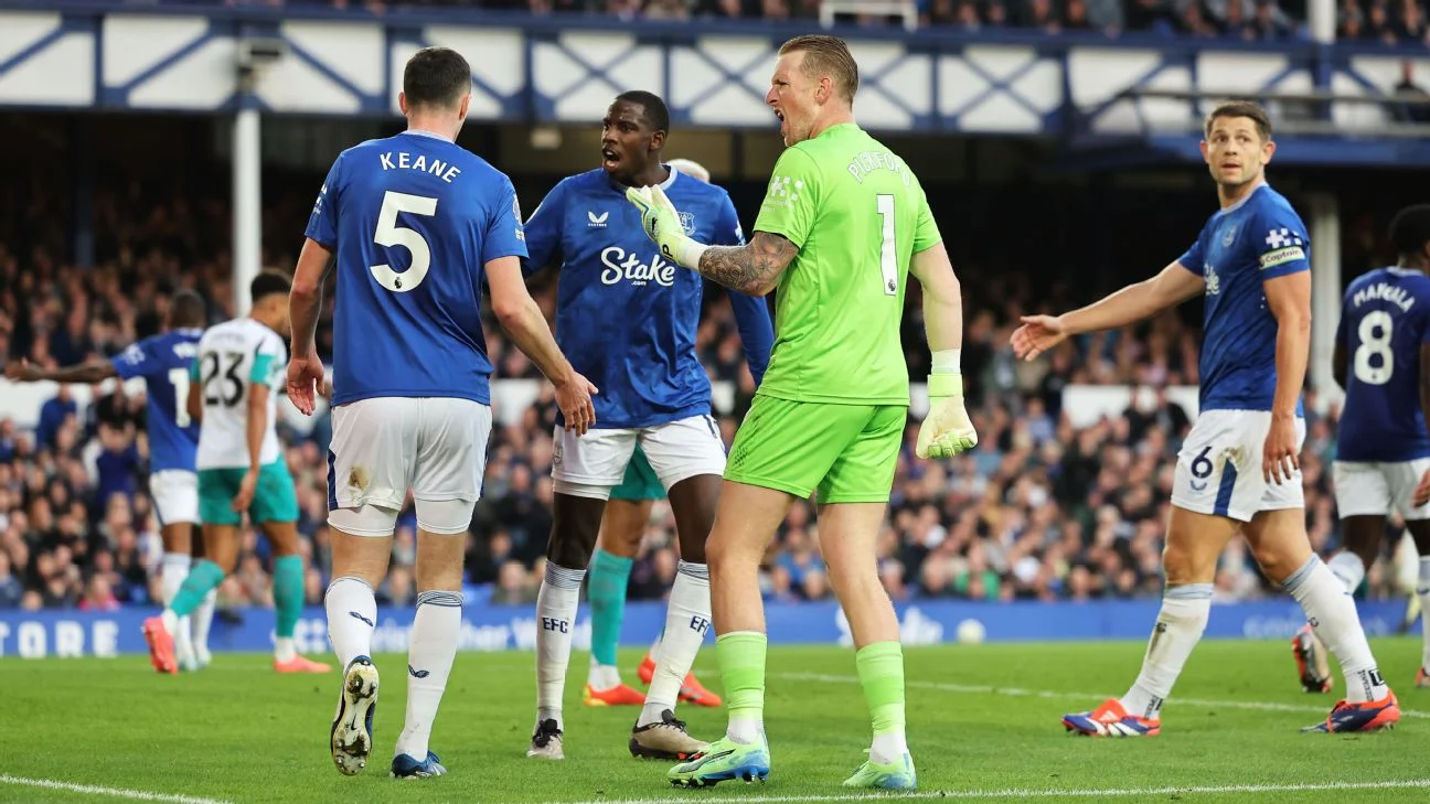 Everton 0-0 Newcastle: Points shared at Goodison Park as Gordon miss from the spot