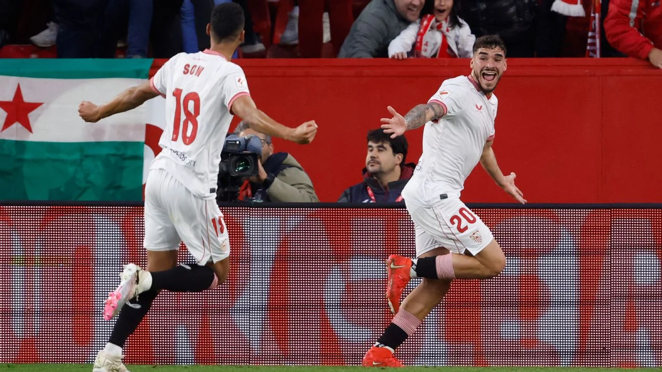 Sevilla 1-0 Atletico Madrid: Isaac Romero's first half strike earn hosts narrow victory