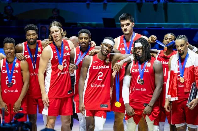 Canada staves off U.S fightback in OT to win first ever FIBA World Cup medal