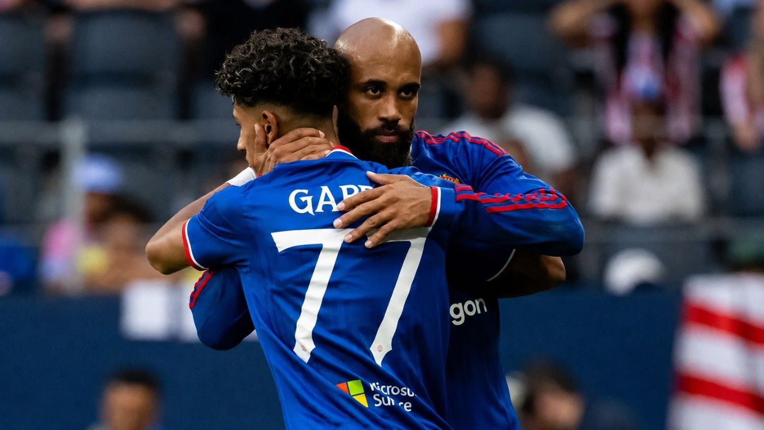 JJ Gabriel makes Manchester United debut in Atletico Madrid win