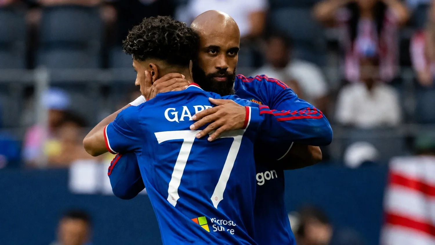 JJ Gabriel makes Manchester United debut in Atletico Madrid win