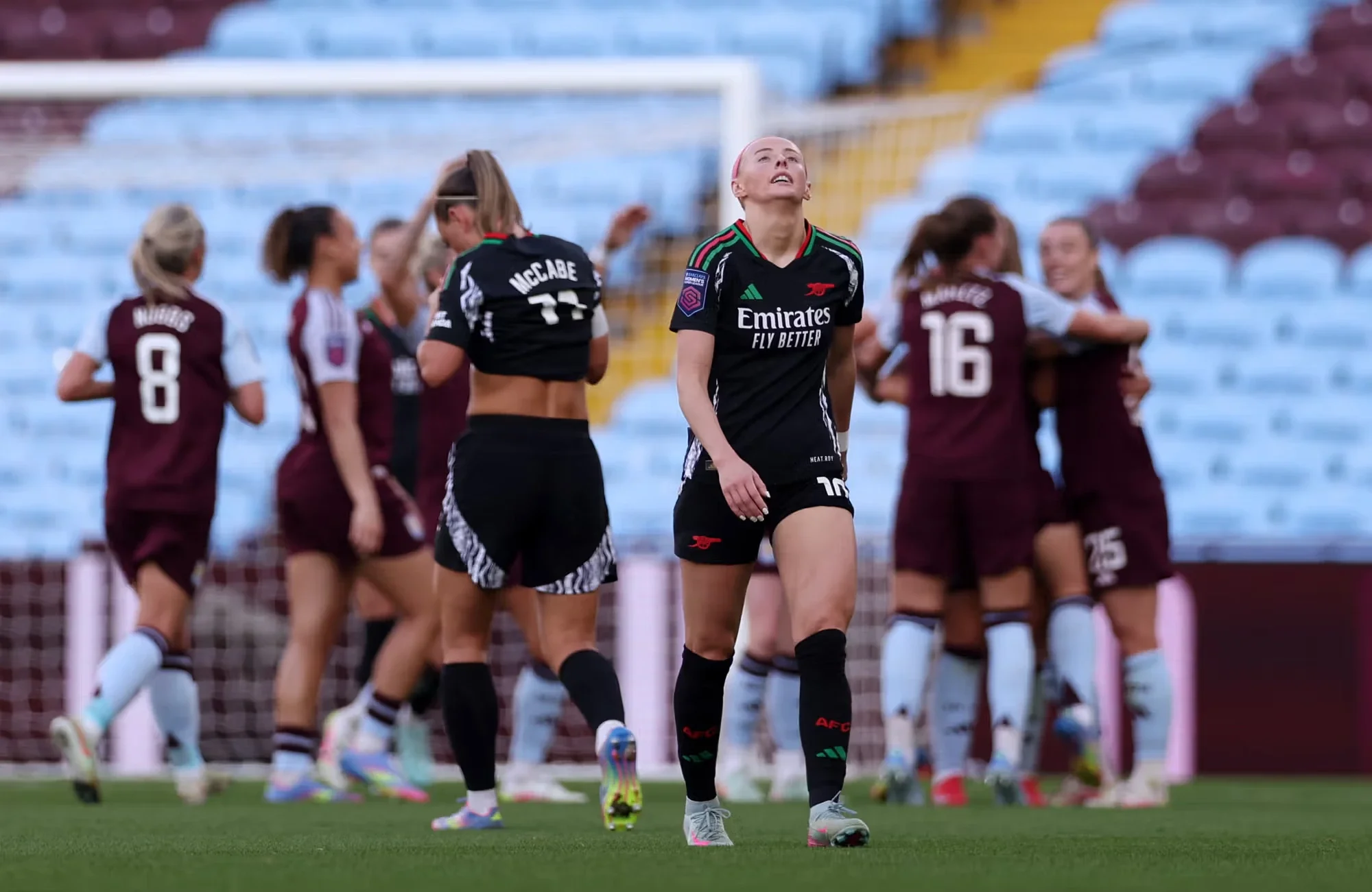 WSL: Arsenal defeat opens title door for Chelsea after Villa thrashing