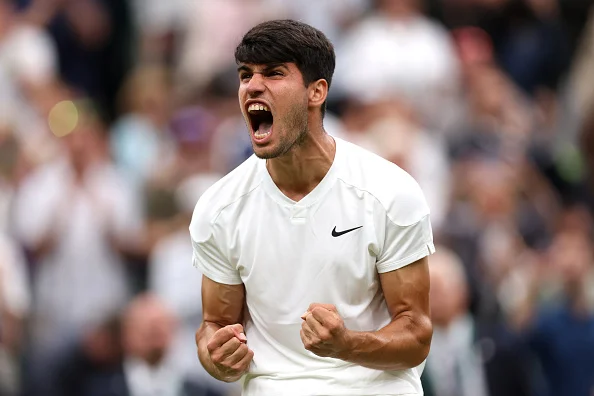 Carlos Alcaraz survives thrilling five-setter against inspired Frances Tiafoe