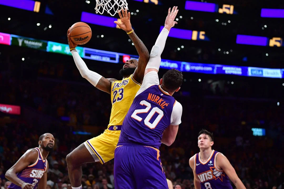 LeBron James powers the Lakers to comeback win over Kevin Durant's short-handed Suns