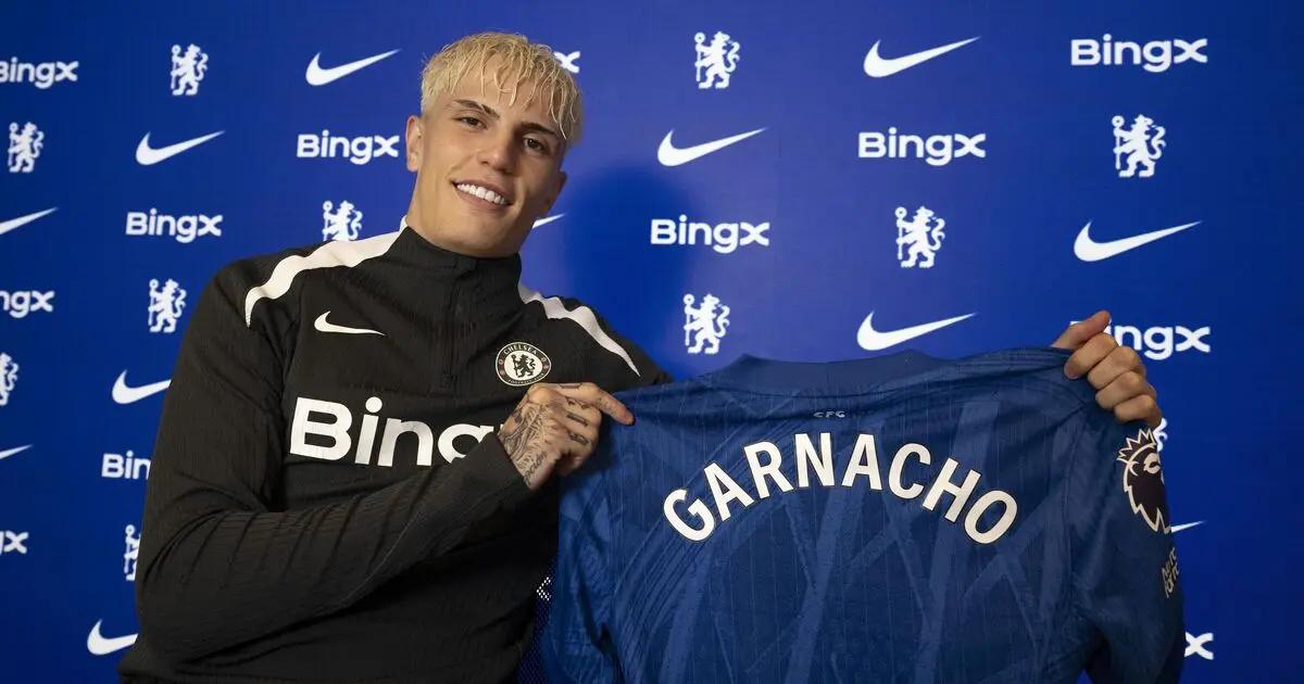 Garnacho joins Chelsea from Man United in £40m deal