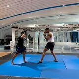 Anthony Joshua returns to training after fatal car crash in Nigeria