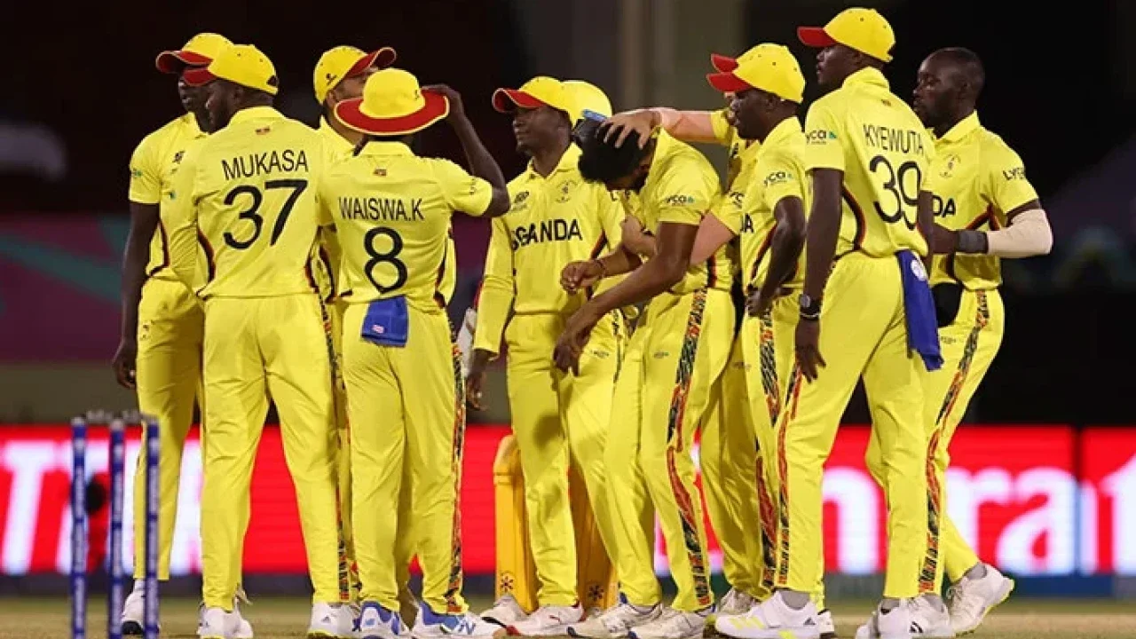 Uganda claim first T20 World Cup victory against Papua New Guinea