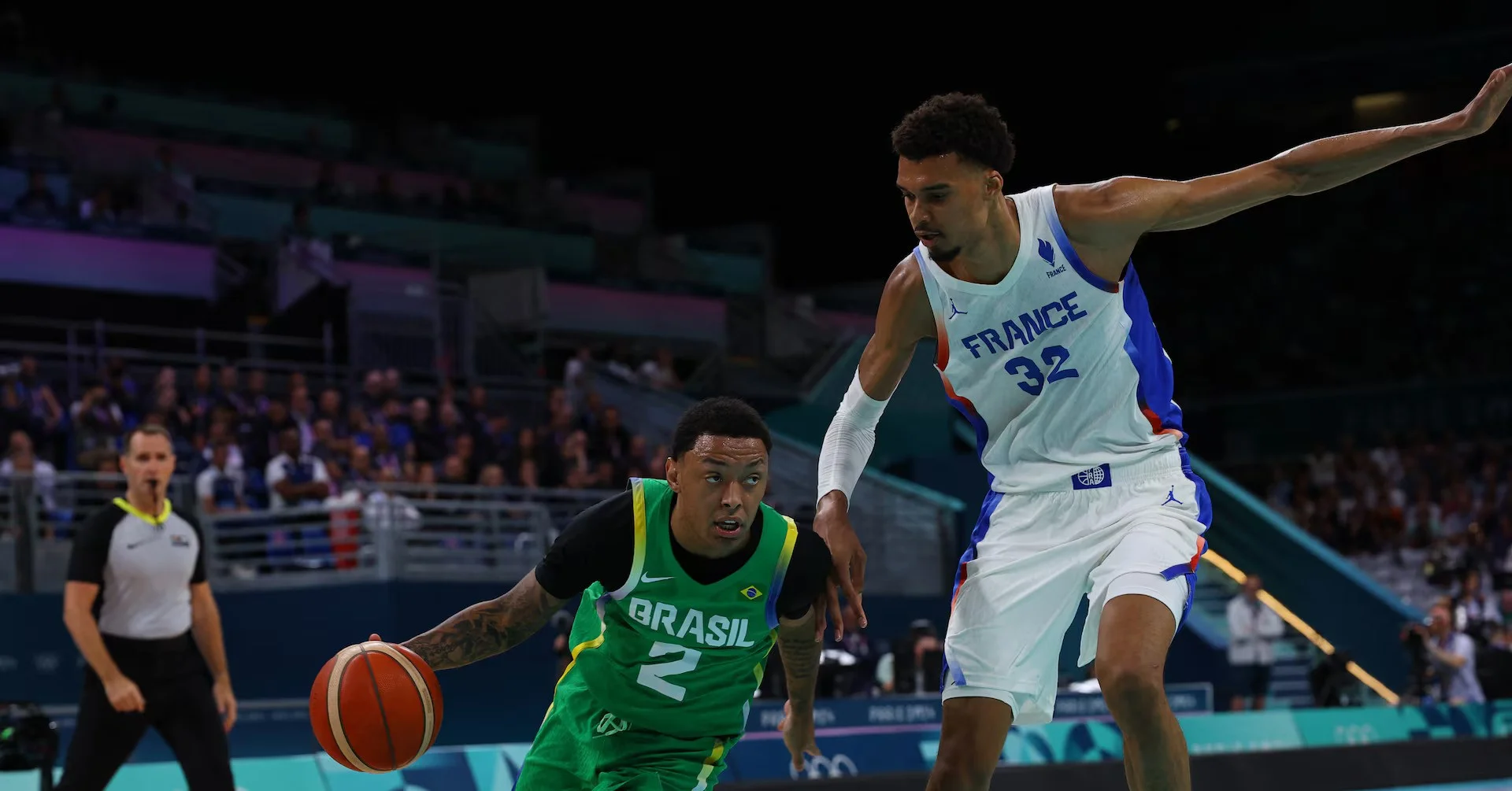 France defeats Brazil 78-66 in the opening Basketball event at Lille