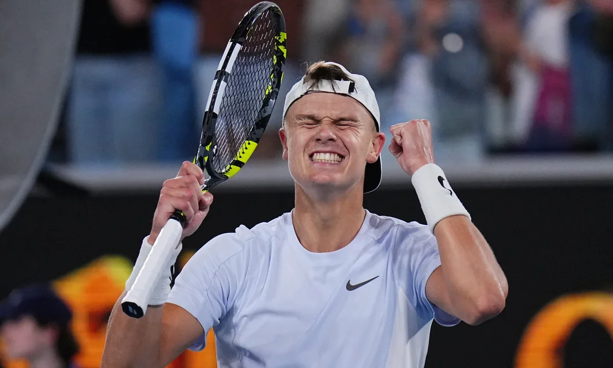 Holger Rune completes thrilling five-set comeback victory at Australian Open to set up Sinner clash