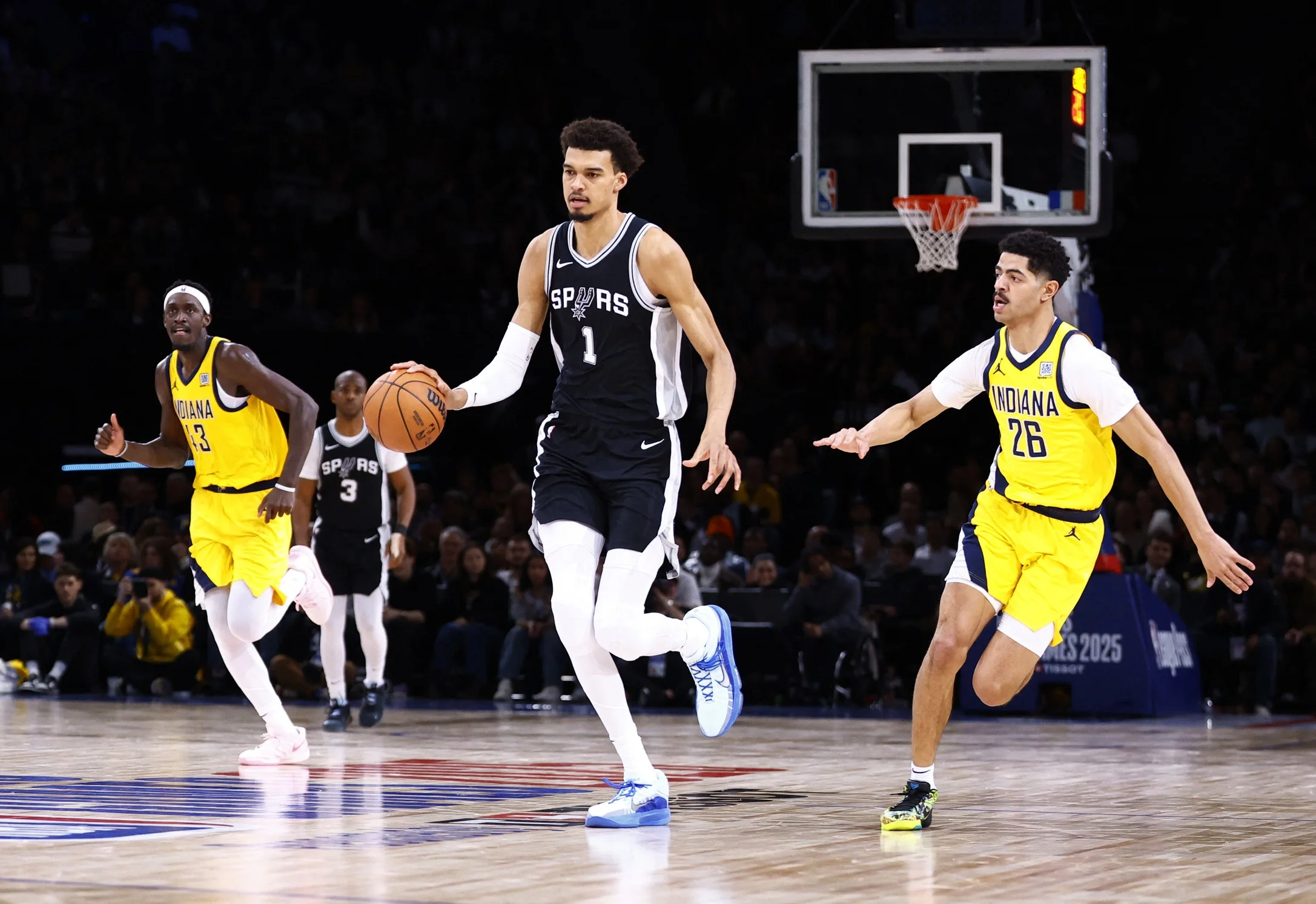 Wembanyama, Spurs shine as they overpower Pacers at NBA Paris Games