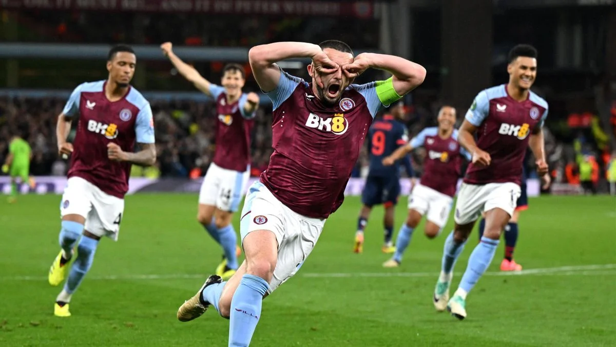 Aston Villa 2-1 Lille: Villans maintain perfect home record in narrow first-leg victory