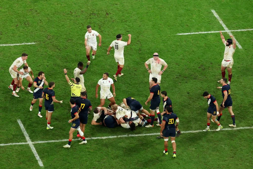 England defeats Argentina to take bronze at Rugby World Cup