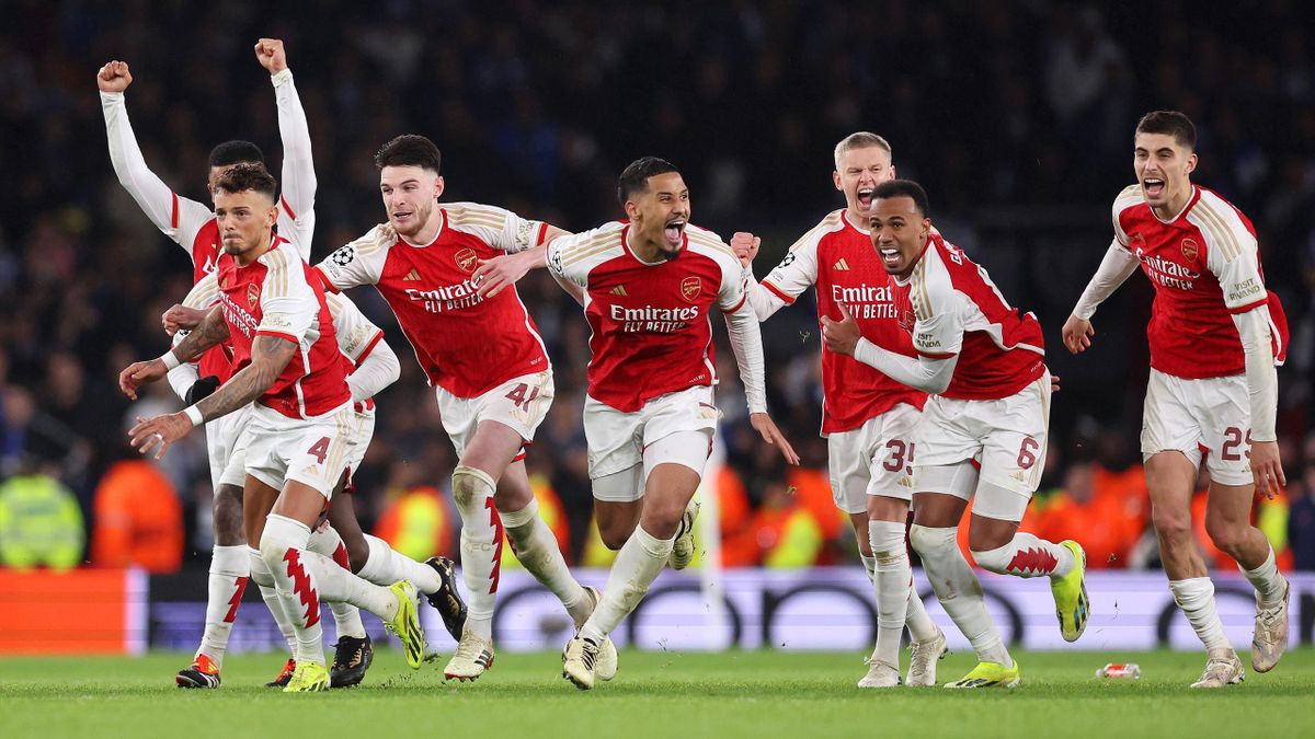 Arsenal move into Champions League quarter-finals after edging Porto on penalties