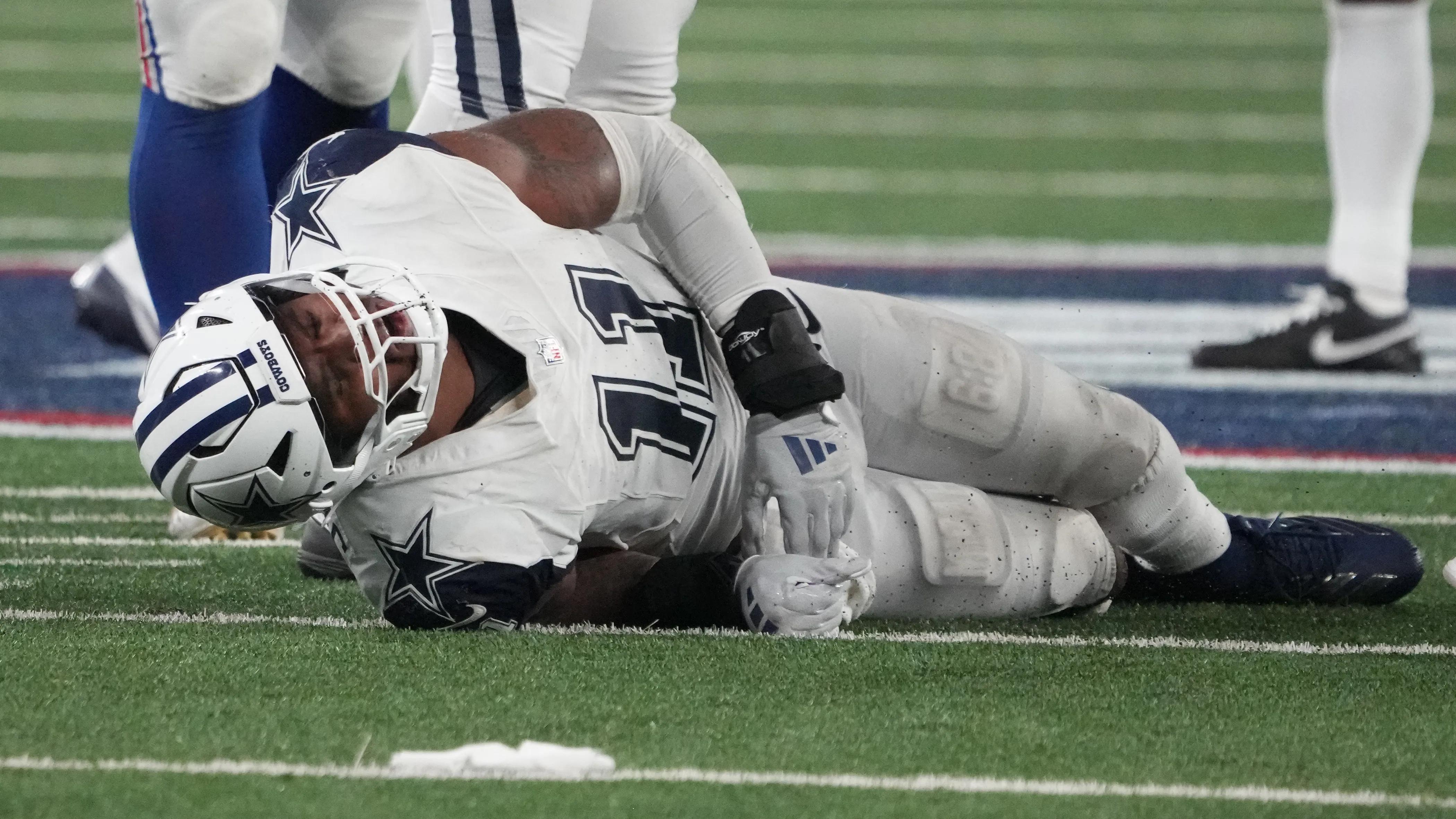 Giants’ Malik Nabers, Cowboys’ Micah Parsons injured in Thursday night game