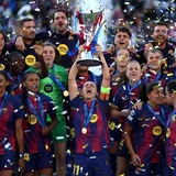 Barcelona crush Lyon 4-0 to win Women’s Champions League title for fourth time