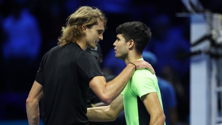 Carlos Alcaraz's Nitto ATP Finals campaign begins with a loss to Alexander Zverev