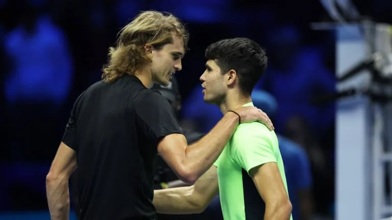 Carlos Alcaraz's Nitto ATP Finals campaign begins with a loss to Alexander Zverev