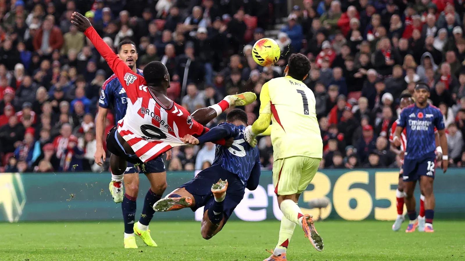 Arsenal's winning streak ends as Brian Brobbey's late equaliser gives Sunderland dramatic draw